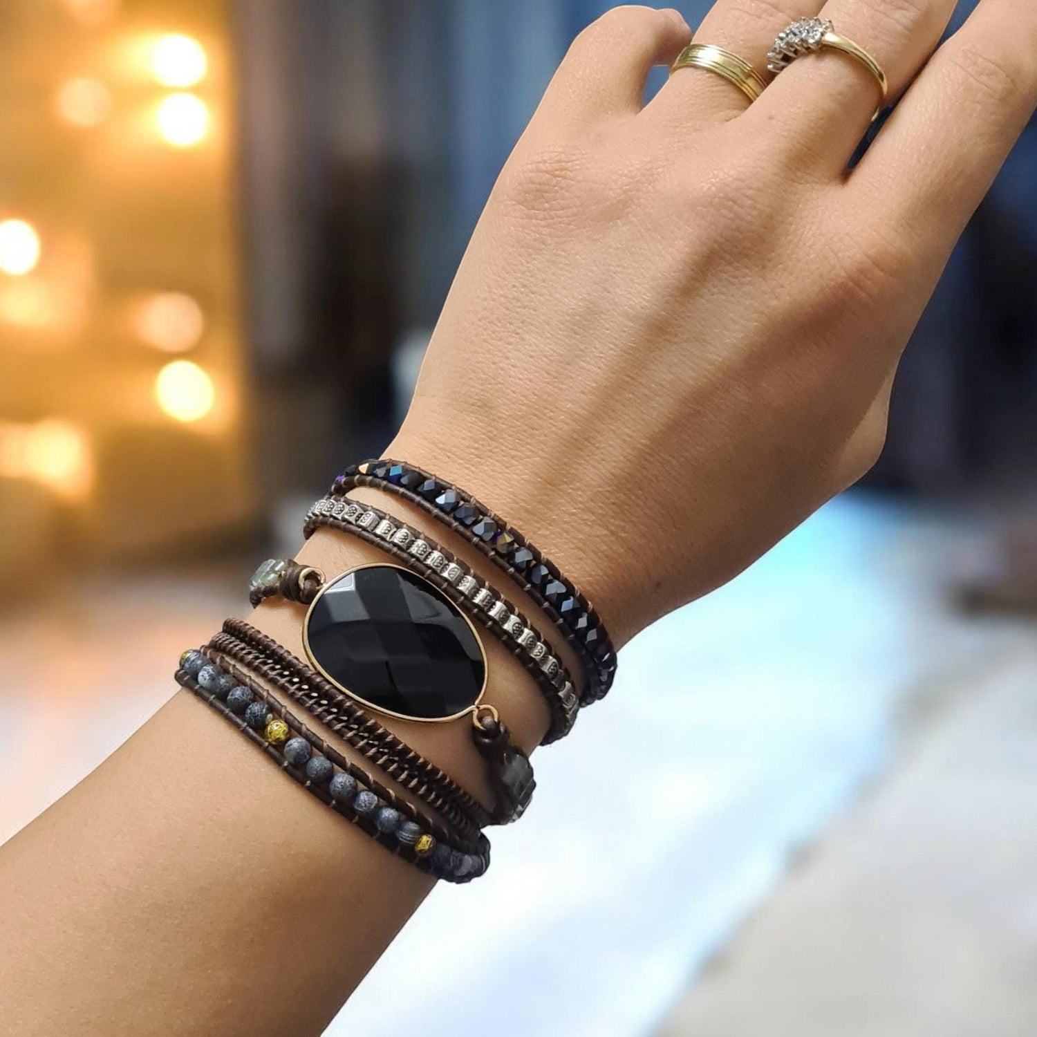 Boho Leather Bracelets